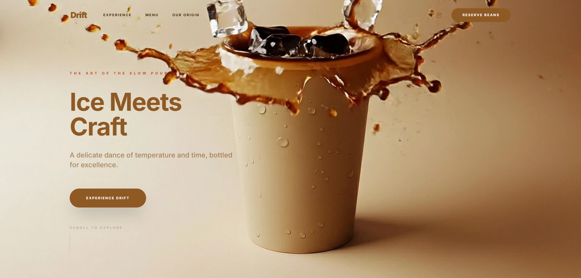 Website homepage screenshot